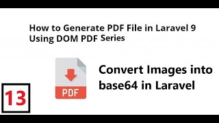 (13) Convert Images into base64 in Laravel | Generate Simple pdf file using dompdf in Laravel