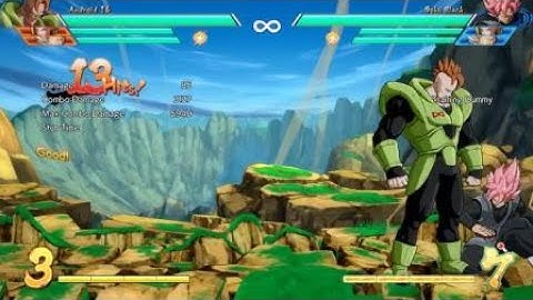 DRAGON BALL FighterZ - Android 16 solo command grab combo