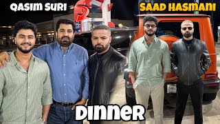 Late Night Dinner With Qasim Suri &amp; Saad Hasmani 🔥 | I Love Houston Food❤️