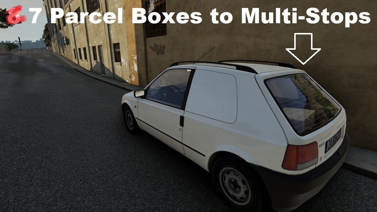 BeamNG.drive (Mod) Freeroam: Italy - 7 Parcel Boxes to Multi-Stops ...