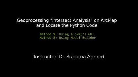 Geoprocessing on ArcMap and Locate the Python Code