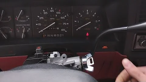 Replacing Ignition Lock cylinder on Ford Ranger