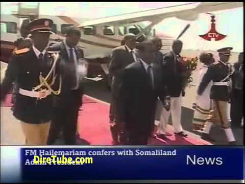 Somaliland President Ahmed "Silanyo" Visiting Ethi...