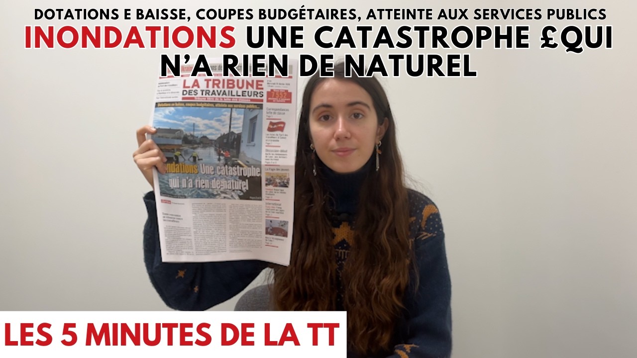 Inondations : une catastrophe qui n'a rien de naturel