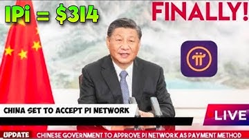 Big Announcement 💥Finally China Set To accept Pi Network New Update 🤯🤩 1Pi = $314 🤑🎉#crypto #bitcoin