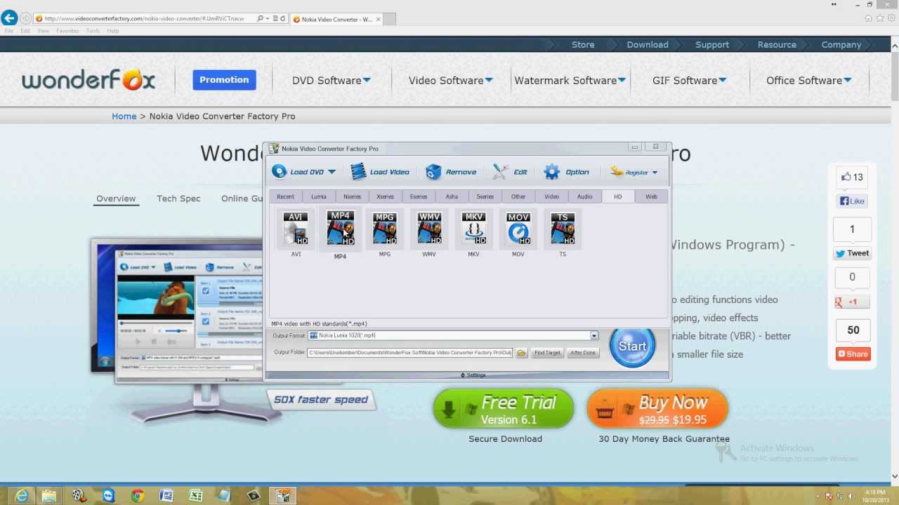 Wonderfox Nokia Video Converter Factory Pro Review