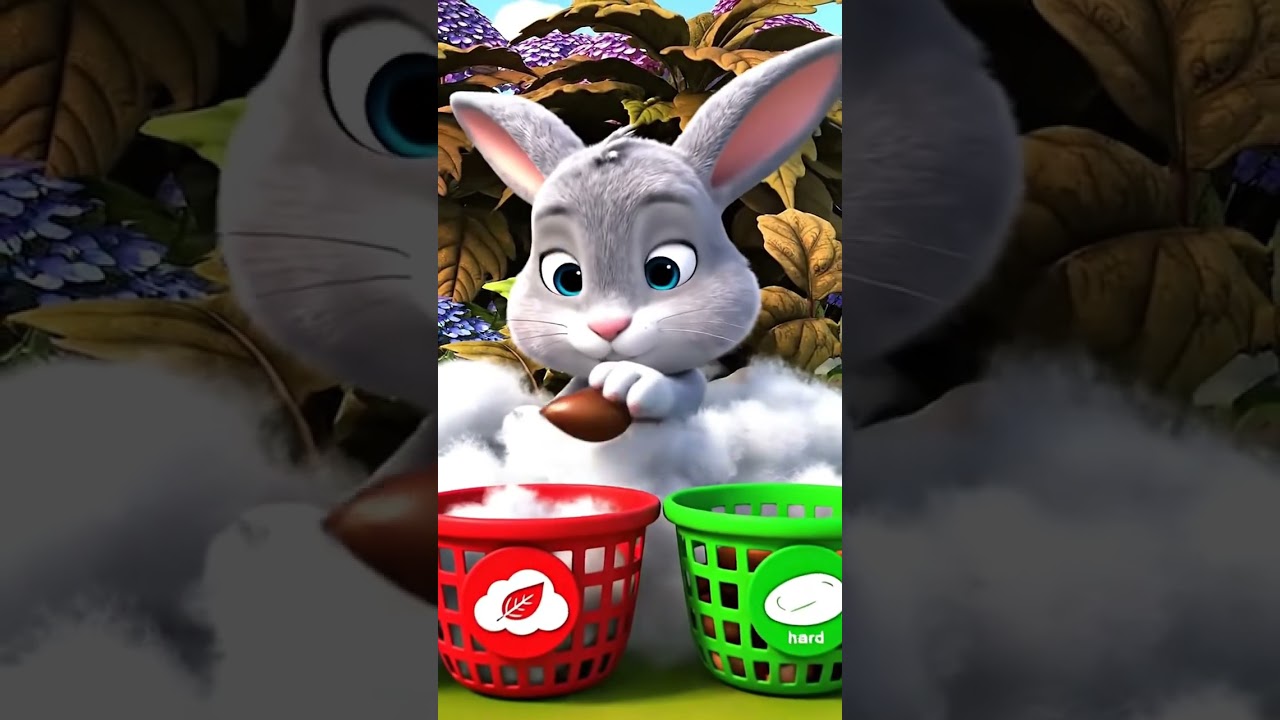 Rolo Rabbit’s Sensory Hunt | Fun Texture Sorting for Kids (Soft, Hard, Rough, Smooth)