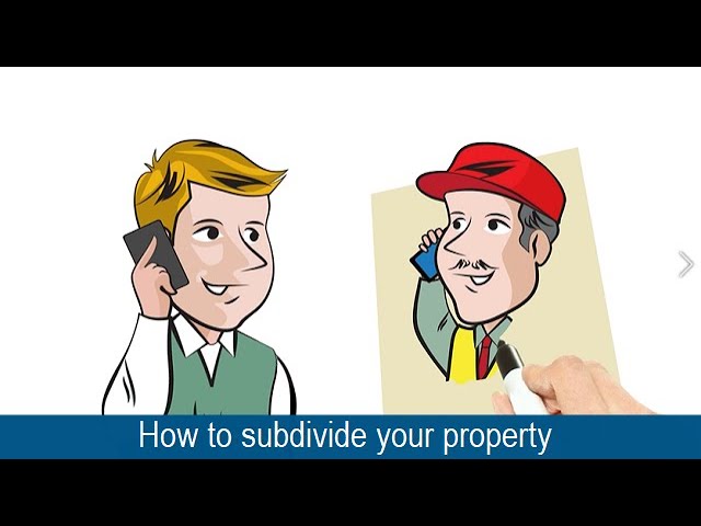Subdivision - dividing your property using professional help