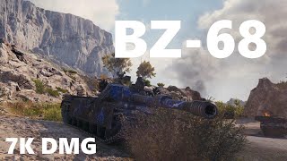 BZ-68 literally carry the team +7K DMG - world of tanks complete 4K