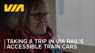 Taking A Trip In Via Rails Accessible Train Cars