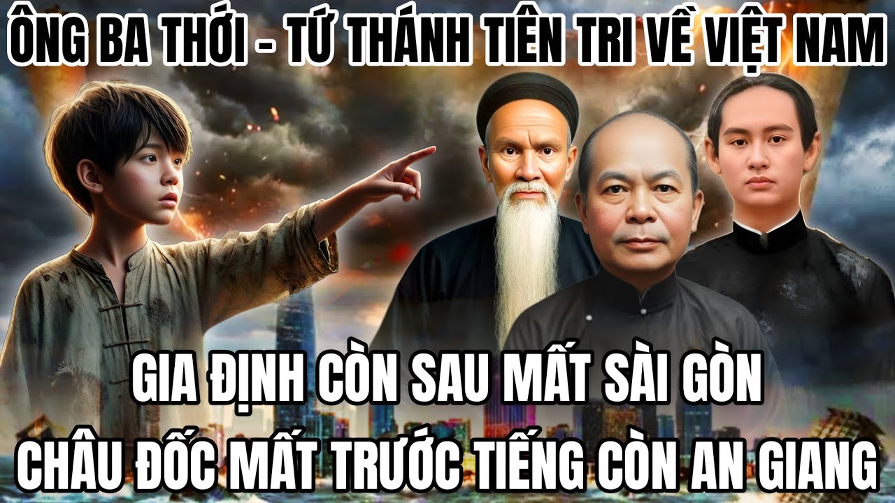 Gia Định còn sau mất Sài Gòn Châu Đốc mất trước tiếng còn An Giang - Ông Ba Thới - Tứ Thánh tiên tri