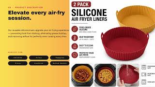 Amazon Product Listing Case Study | Silicone Air Fryer Liners,Amazon Virtual Assistant Portfolio