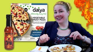 Daiya Vegan/Gluten-Free Pizza & Hellfires Hellboy Hot Sauce