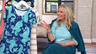 Isaac Mizrahi Live! Bridgehampton Printed Maxi Dress on QVC