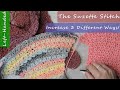 SUZETTE STITCH INCREASE | Crochet / Left-Handed 😁 / I Show You 3 Ways