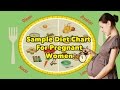 Sample Diet Chart For Pregnant Women- SheCare