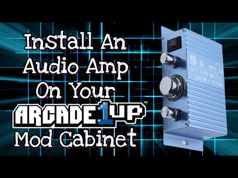How To Install A Audio Amp On An Arcade1up Mod Cabinet - RetroPie Guy Tutorial from RetroPie Guy
