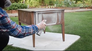 How to Paint over Laminate and Plastic Furniture Furniture with laminate or plastic can be painted and updated. This video tutorial shows the simples steps it takes to successfully