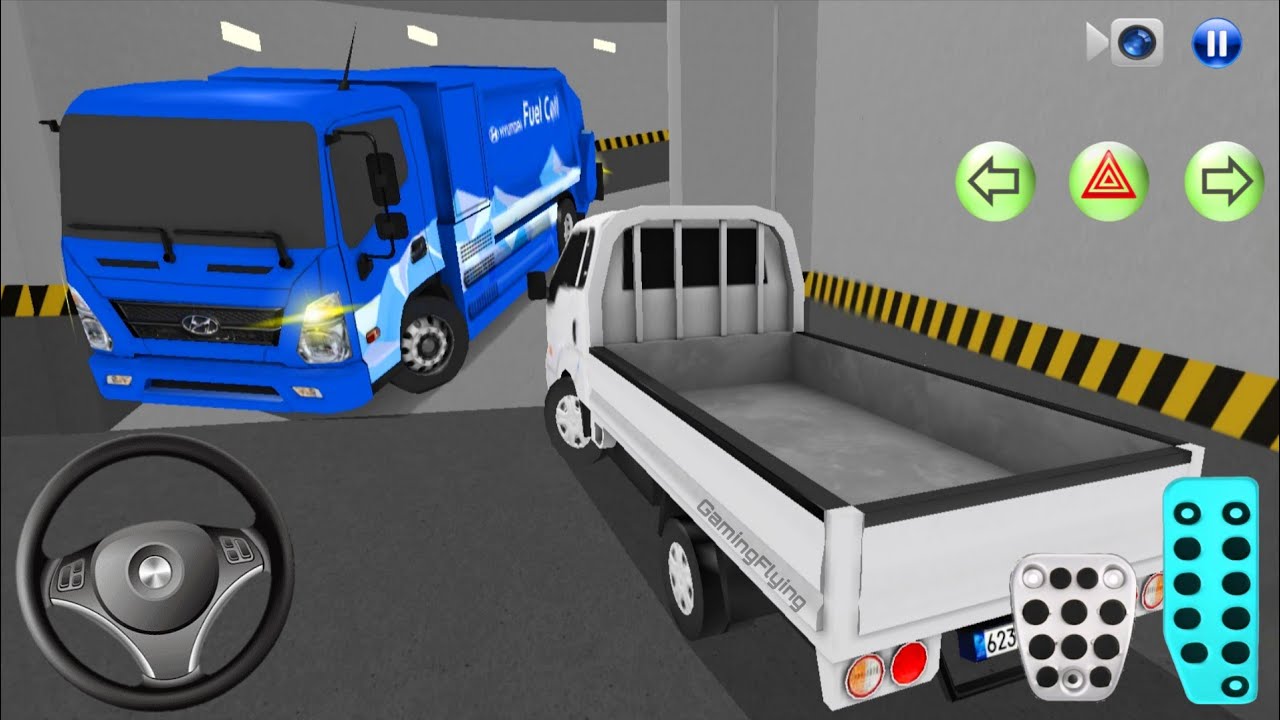 New Fuel Truck Stuck in Parking Garage - 3D Driving Class 2026 - 3D Driving Class - Car Game