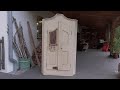 Restoration of an old Bavarian farmer´s cupboard from 1870. Chiemgauer Bauernschrank 1870 -