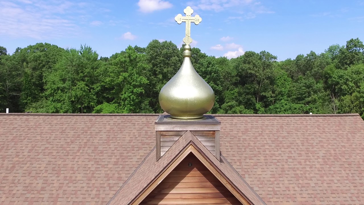 Aerial View of Mother of God Orthodox Church in Princeton, NJ