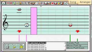 Mario Paint Composer - Castlevania: Aria of Sorrow - Heart of Fire/Dont Wait Until Night