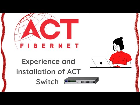 ACT Fibernet Experience | Dedicated Switch Installation | Speed Test