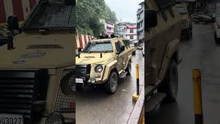 Military cars going on Manipur #travelphotography