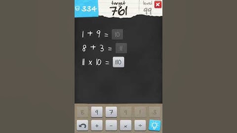 6 Numbers by Brainbow Answers Level 99