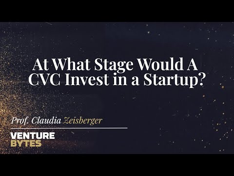 At What Stage Would A CVC Invest in a Start-up? | Venture Bytes