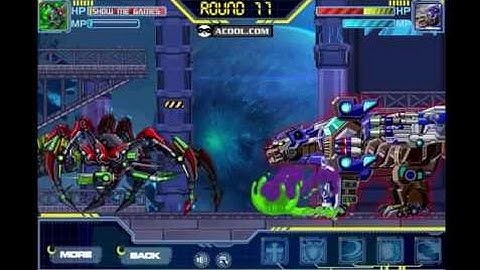 Robot Angry Bear VS Robot Tarantula - Game Show - Game Play - 2015 - HD