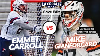 Ivy League Championship - Goalie Save Edit - Mike Gianforcaro (Princeton) vs. Emmet Carroll (Penn)