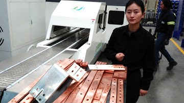 busbar punching shearing machine equipment Shaped Copper busbar Hole--Unconventional Copper bar Hole