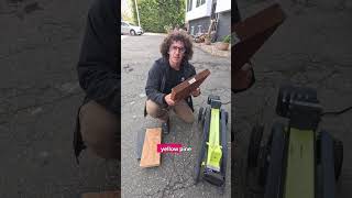 Testing how easily 3 different framing materials split