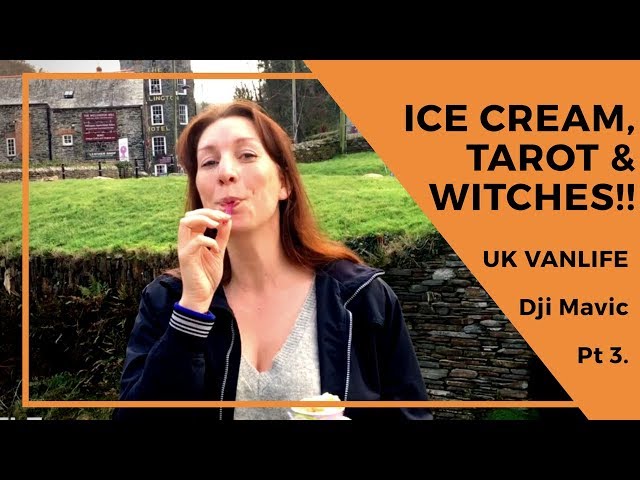 CORNWALL Pt 3. - Explore UK in a motorhome - Witches, Tarot & Ice cream! - Wandering Bird Adventures