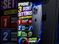 3 Hidden iPhone Settings