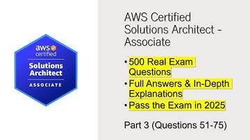 AWS Certified Solutions Architect (SAA-C03) | Real Exam Questions & Answers | Part 3 (Q51 - 75)