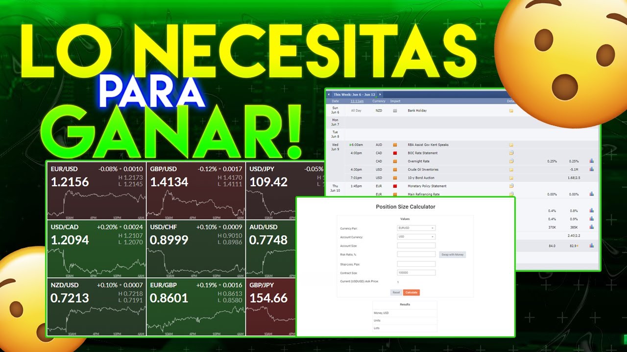 3+1 HERRAMIENTAS para OPERAR CON ÉXITO en FOREX 💡💡💡 (TOTALMENTE GRATIS ...