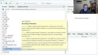 Familiarization with R: Using R as a calculator