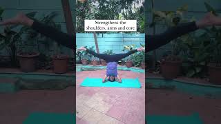 Headstand Variations that I love!  #yoga #yogalateswithrashmi