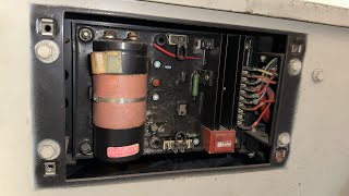 Genset AVR (automatic voltage regulator) adjustment