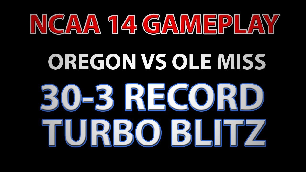 NCAA 14 RANKED - 30-3 TURBO BLITZING SUB - VS  MY SPREAD SCHEME