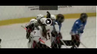 Ringette - Scoring Play NRC 2016 U16Gold