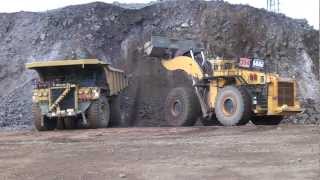 LeTourneau L1850 Bloom Lake iron mines,Fermont