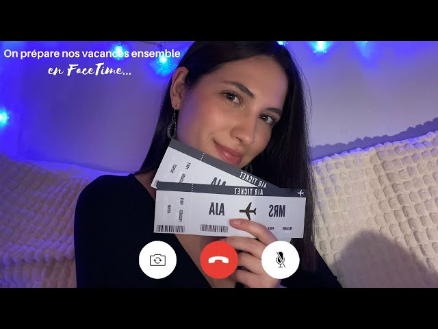 ROLEPLAY ASMR - WE PREPARE OUR HOLIDAYS TOGETHER (FACETIME) 💙