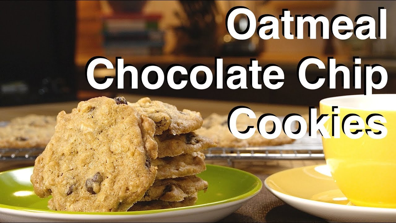 How To Make Amazing! Oatmeal Chocolate Chip Cookies | Glen And Friends Cooking