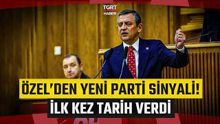 Özgür Özelden Yeni Parti İçin Kritik Tarih Chpden Ayrılıp Yeni Parti Kuracak Mı? - Tgrt Haber