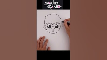 How to draw squid game detective || #squidgame #drawing #shortsfeed #shorts