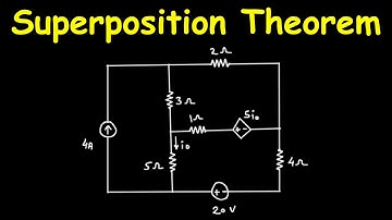 Superpositie-stelling opgelost voorbeeldprobleem | Circuitanalyse