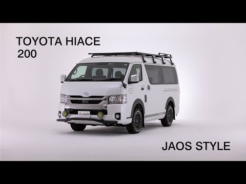 「OKA」ハイエース200 JAOS JAOS フェンダーガーニッシュ type-X 未塗装品 ハイエース 200系